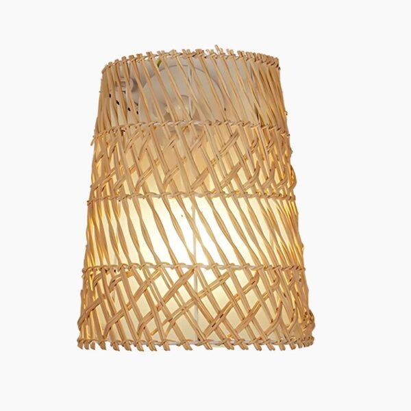 Applique murale artisanale en bambou naturel