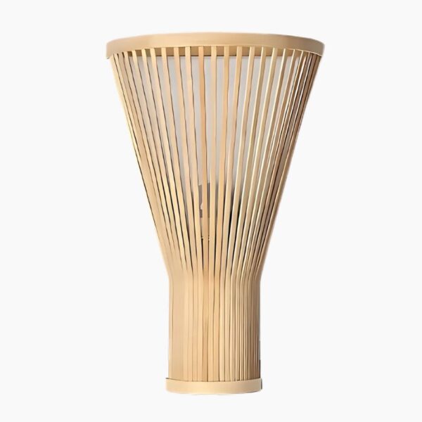 Applique murale contemporaine en bambou naturel