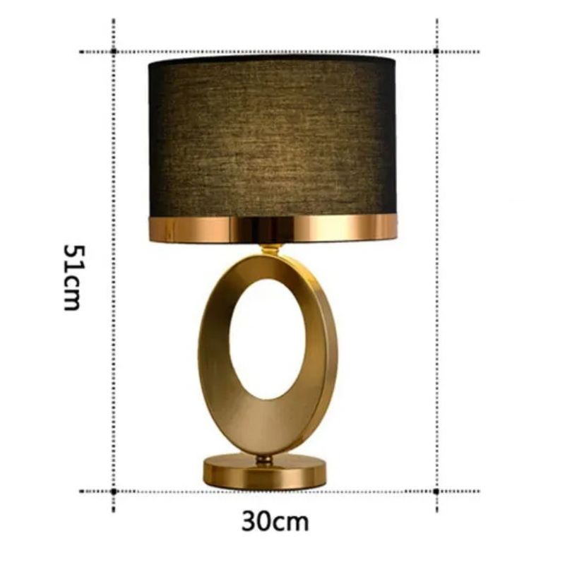 Lampe de chevet contemporaine à socle métallique – Image 4