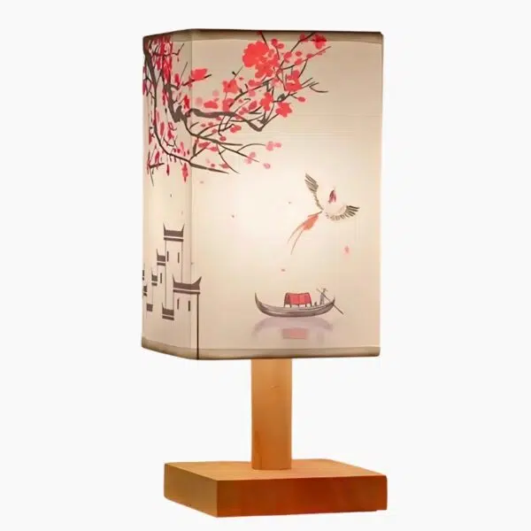 Lampe de chevet artisanale inspiration zen