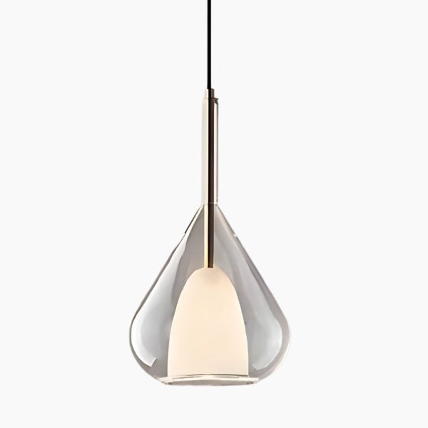 Suspension LED en verre : alliance du minimalisme et de la lumière