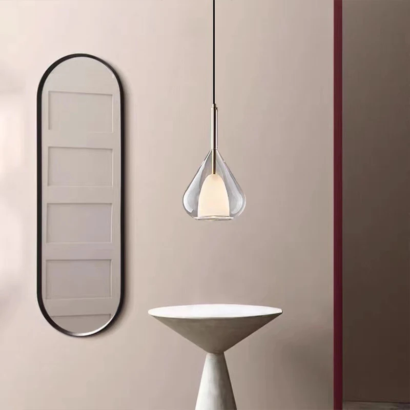 Suspension LED en verre : alliance du minimalisme et de la lumière – Image 6