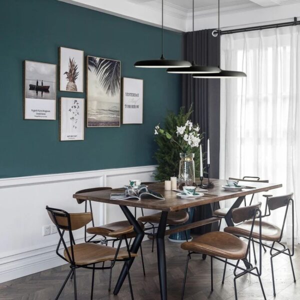 Alternative view of Suspension luminaire contemporaine design épuré et élégant