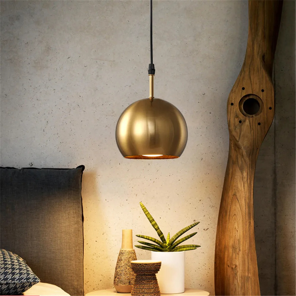 Suspension luminaire sphérique contemporaine en métal – Image 5