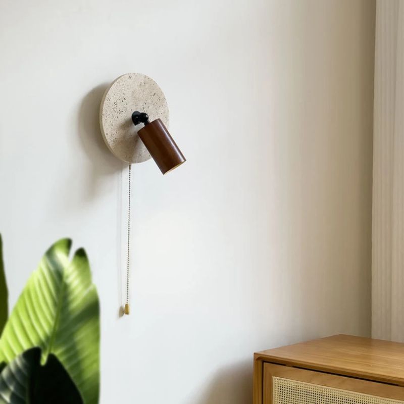 Applique murale contemporaine en pierre et LED intégrée – Image 4