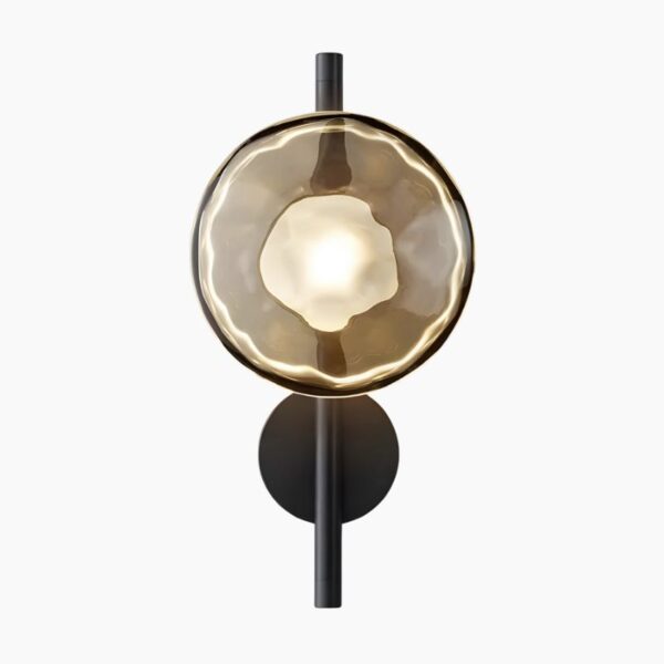 Applique murale contemporaine LED sphère cristalline