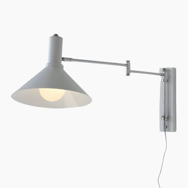 Applique murale LED design ajustable en finition blanc pur