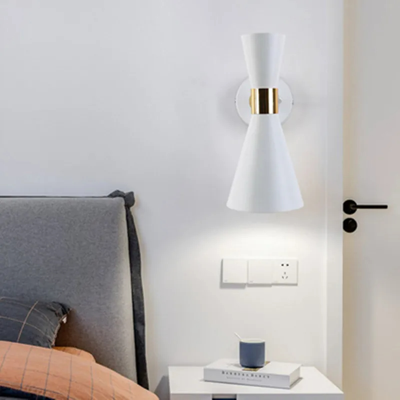 Applique murale LED géométrique à forme conique raffinée – Image 5