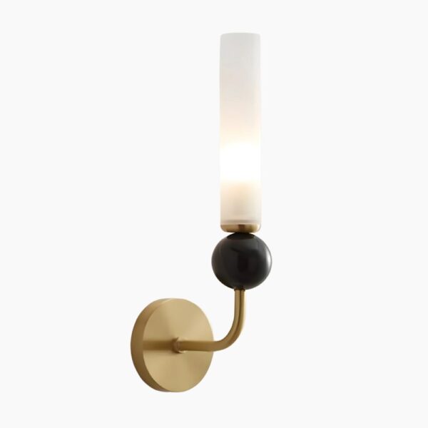Applique murale LED marbre et finition or