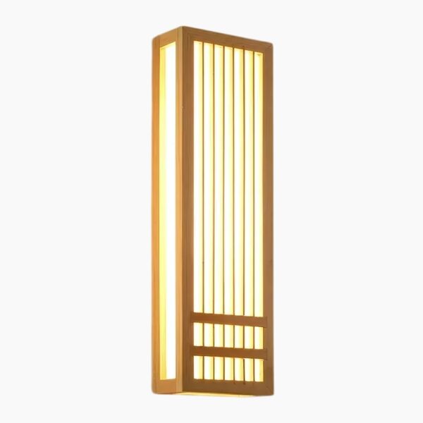 Applique murale zen en bois naturel