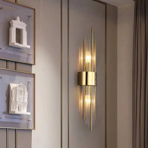 Alternative view of Applique murale cristal avec finitions nobles