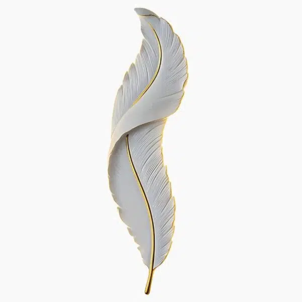 Applique murale LED aux courbes poétiques