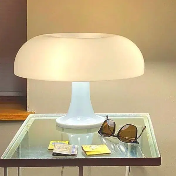 Alternative view of Lampe champignon contemporaine signature
