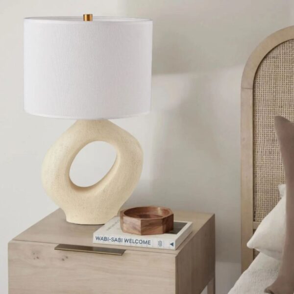 Alternative view of Lampe de chevet moderne avec abat-jour