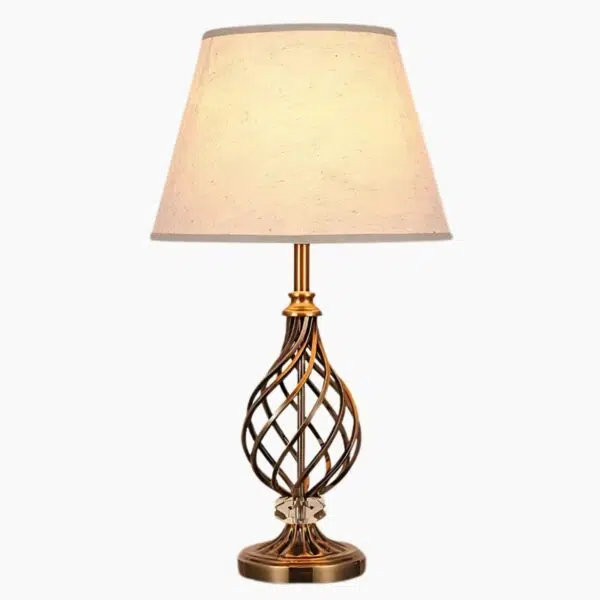 Lampe à poser avec base arrondie et design