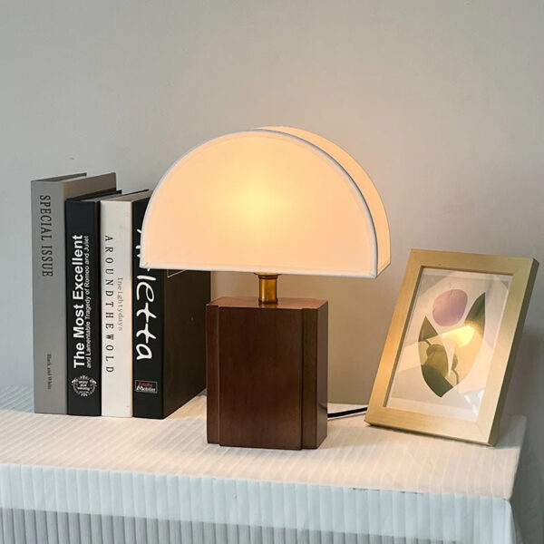 Lampe de chevet bois style nordique