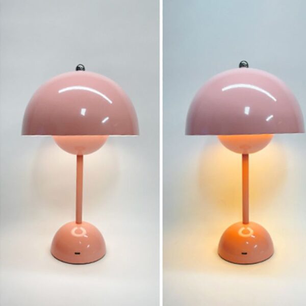 Lampe de chevet champignon moderne