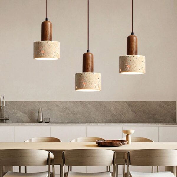 Suspension japonaise originale et robuste en marbre