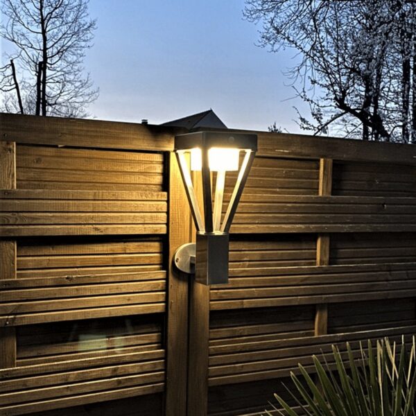 Applique solaire murale LED 600 lumens