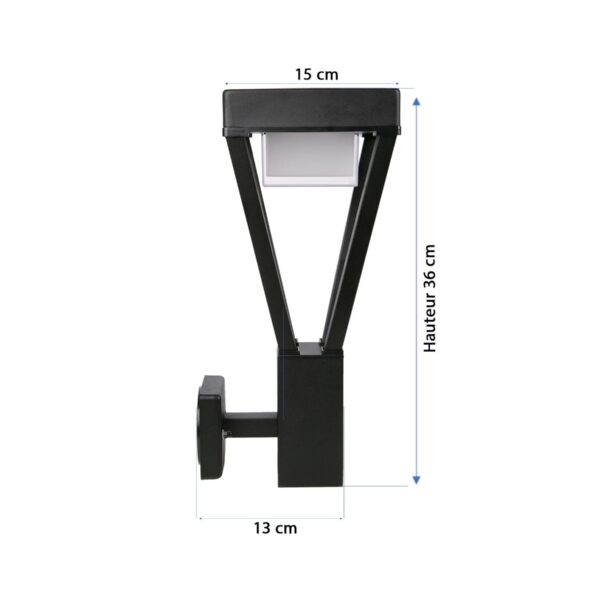 Applique solaire murale LED 600 lumens