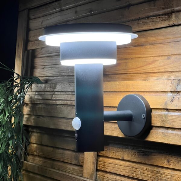 Applique solaire murale LED 600 lumens extérieure