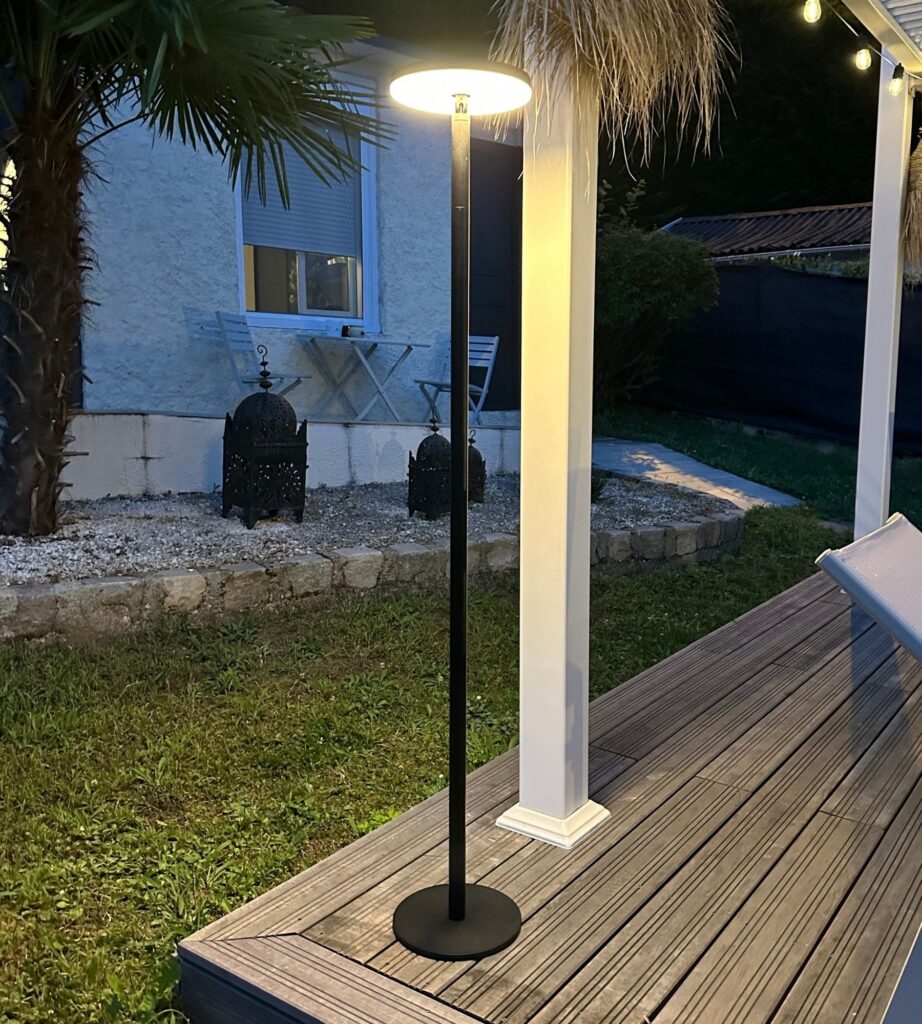 Lampe solaire à poser jazz